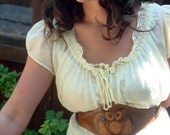 Wise Owl...... Hand Tooled Leather Belt