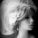 Wedding Hair Accessory, Bridal fascinator, Wedding Silk Flower, Bridal Flower Hair clip .