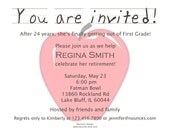 Teacher Retirement Party Invitation