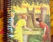NANCY DREW The Moonstone Castle Mystery, Recycled Vintage Book into Journal/Sketchbook