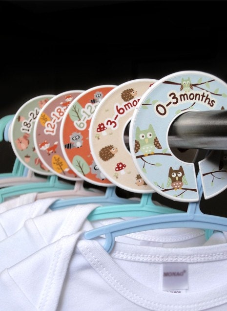 The Original Baby Closet Dividers - Woodland Forest Friends