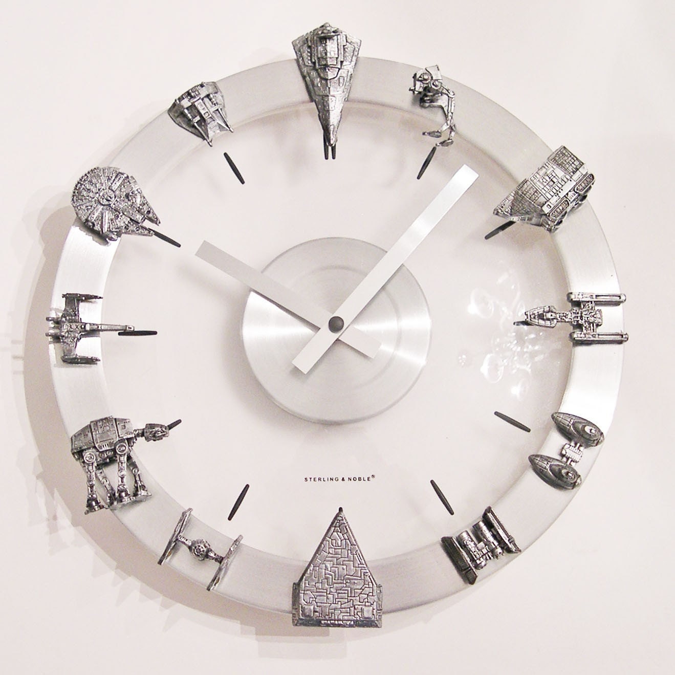 Star Wars Clock Starships and Fighters Clock
