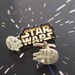 Star Wars Cufflinks - Tiny Millennium Falcon Toys from the Trilogy Era