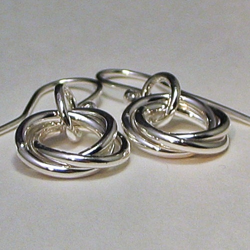 Flower Power Sterling Silver Earring Medium