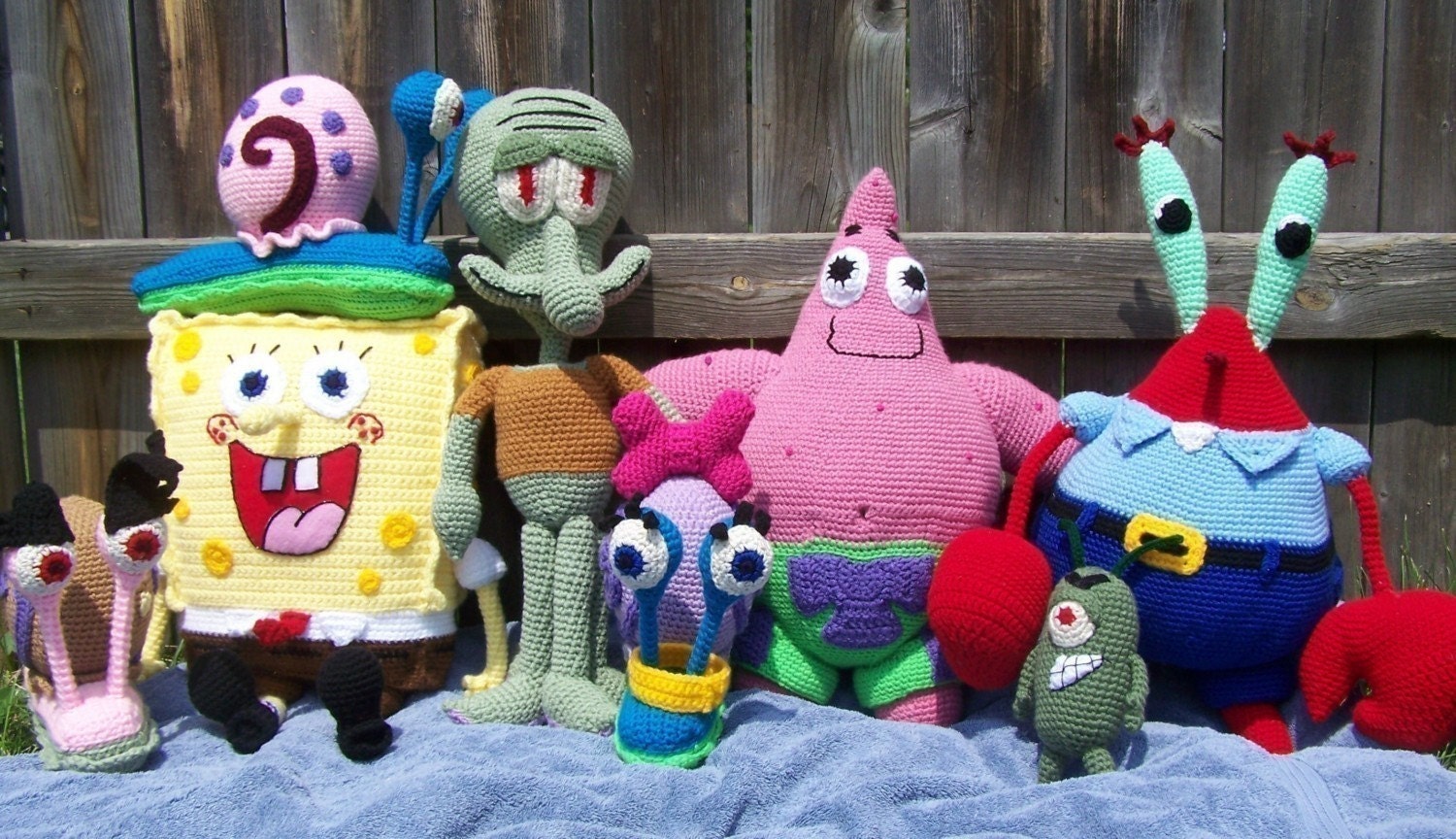 7 Spongebob Friends Patterns for 25.00