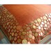 Rust Glamor - Throw Pillow Covers - 16x16 Inches Silk Dupion Pillow Cover with Sequins