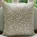 Throw Pillow Covers Accent Pillow Decorative Pillow Couch Sofa Pillow 16x16 Inches Cotton Linen Pillow Cover Mother Of Pearl Dreams N Pearls