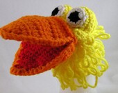 Little Kids Yellow Bird Child Size Hand Puppet