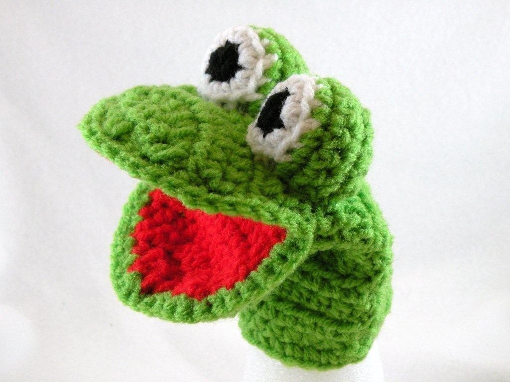 Little Kids Frog Child Size Hand Puppet