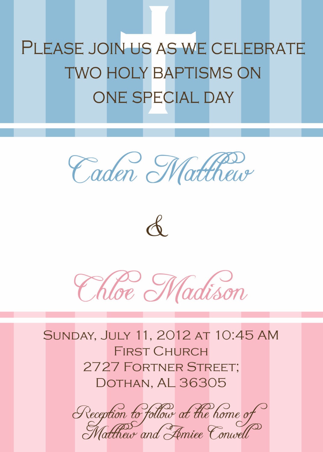 Baptism Wording