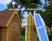 SALE Waikiki Surf Shack - Signed 8 x 10 Fine Art Photograph, Oahu, Hawaii by IlluminatedLuna on Etsy
