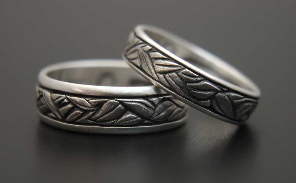 Leaf Wedding Ring