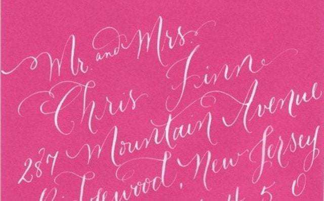 wedding calligraphy