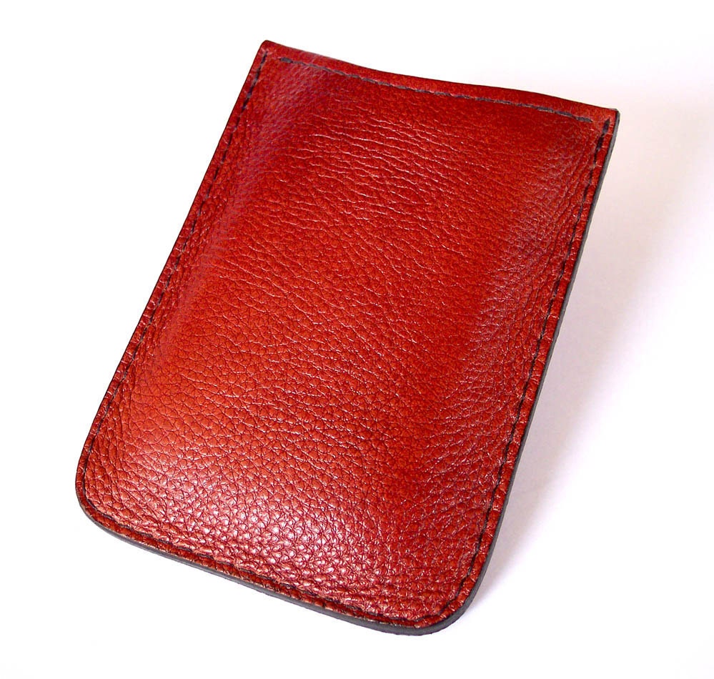 Leather BlackBerry Bold or Curve Case (All 9000 Series Phones) - Pebble-Grain Tan Leather