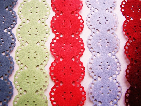 Merlot Red Vintage paper lace Ribbon/ trim - for gift wrapping, altered art, scrapbooking, decorating, weddings, party supply, holiday