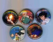 Howl's Moving Castle 1 Inch Pinback Buttons