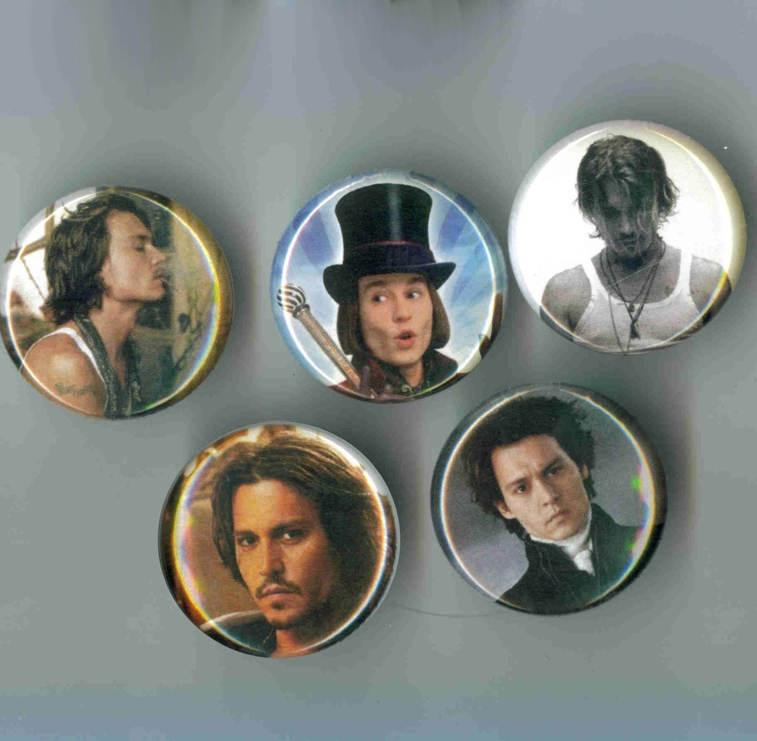 Johnny Depp 1 inch Buttons
