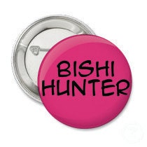 Bishi Hunter 2 1/4 Inch Pinback Button
