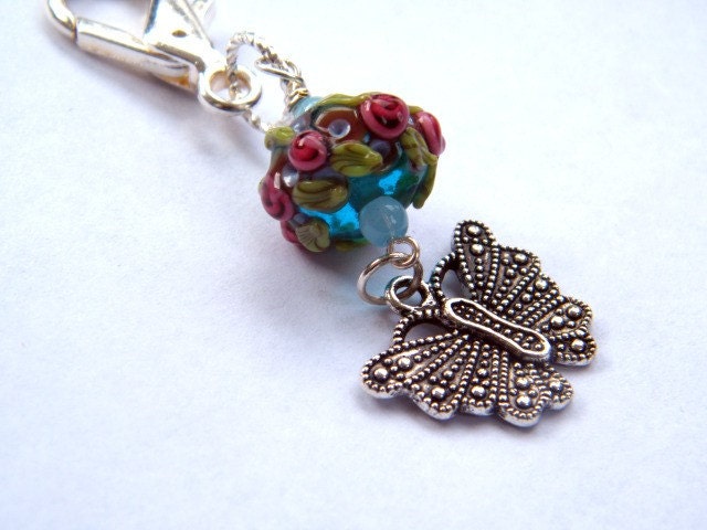 Floral Butterfly Anywhere Charm