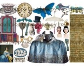 Altered Art Collage Sheet  No 288  Emailed to you as PNG or JPEG