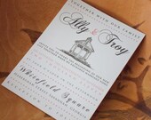 Savannah Whitefield Square Gazebo Wedding Invitations