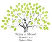Guestbook Fingerprint Tree Wedding Alternative SMALL