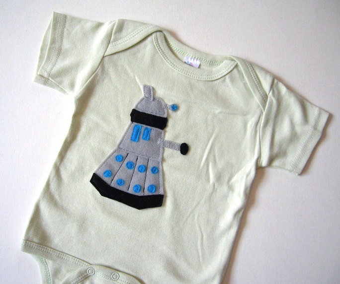 Dalek One Piece in 3 to 6 Months- Sage Green