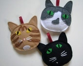 Personalized Cat Ornaments Made to Order