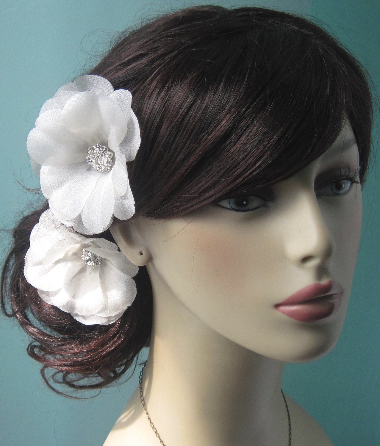 Mallory-floral millinery bloom set- made to order