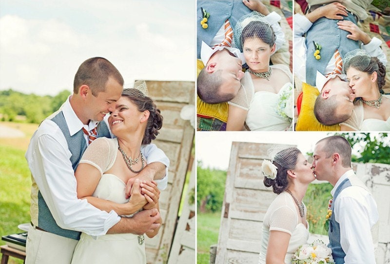 Eloise french net birdcage veil- custom made to order