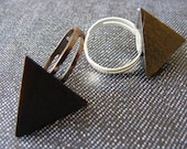 Wooden Triangle Rings