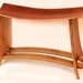 Rialto, medium size bench, recycled oak wine barrel staves from French wine barrels