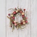 Reserved - Spring Wreath - Mulberry Twigs and Strawflowers FIRST BLUSH of SPRING