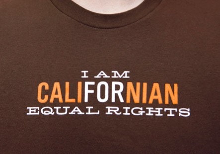 I Am Californian For Equal Rights T-Shirt WOMEN'S SMALL