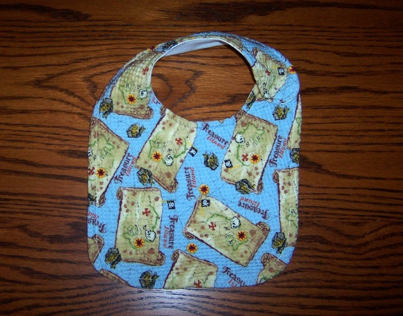 Little Droolers Bib - treasure maps