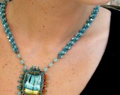 Caribbean Sailor Reversible Beadwoven Necklace