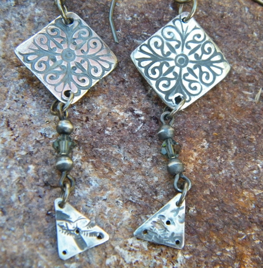 Pure Silver Icy Lace Earrings