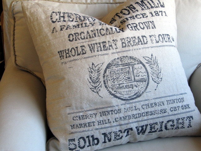 CHERRY HINTON MILLS --26x26 Super Large Pillow Cover