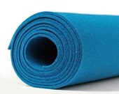 1/2 Yard of 3mm Wool Felt in 308 Petrol - Turquoise