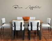 Buon Appetito script Vinyl Wall Decal (medium)