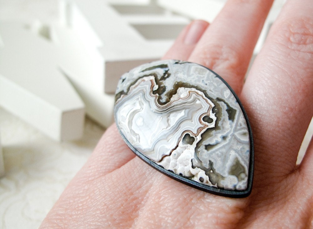 Lace Agate Ring