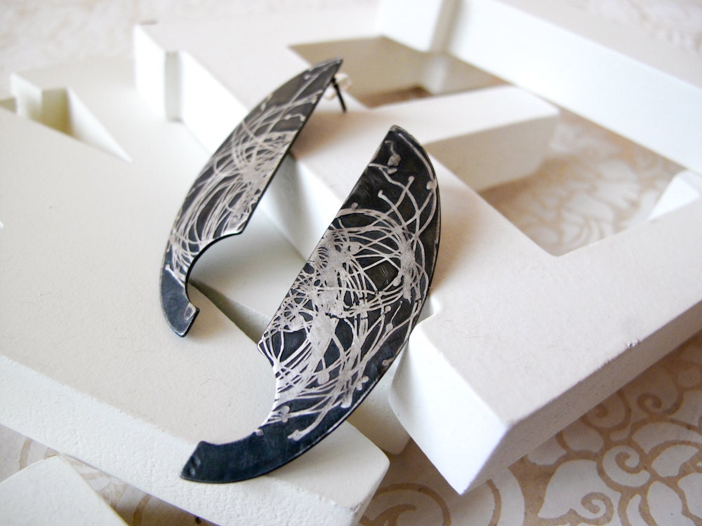 Line Texture Earrings