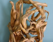 SALE Large Vintage Driftwood Lamp