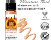 All Natural Liquid Mineral Makeup Facial Brightener and Skin Perfecter/ Primer  Acne Safe  Vegan Makeup Non-Comedogenic Lotion