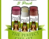 Natural and Organic Mineral Makeup On Sale 3 Pack Your Choice  Aromatherapy Balms  Lipstick Rx Color & Shine   Lipstick Blush