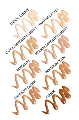 Cool Medium Light Liquid  Foundation  Non-Comedogenic  All Natural Acne Safe Mineral Makeup
