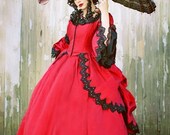 Scarlett Marie Antoinette Fantasy Gown Gothic Victorian Steampunk Wedding Gown
