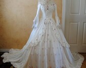 Pink Rosebud Off Shoulder Romantic Fantasy Gown Custom