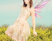 Short Pixie Fairy Style Adults Dress in Silk Custom Color Size