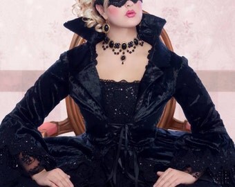 Fantasy Marie Antoinette Gown with Jacket Overskirts and Hat Custom